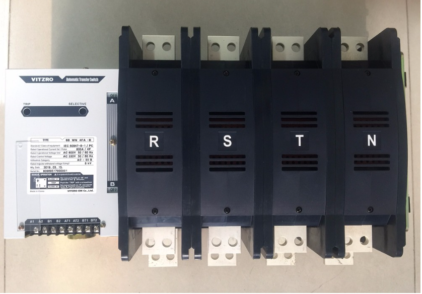 Bộ chuyển nguồn ATS VITZRO 4P 800A ( 68WN )